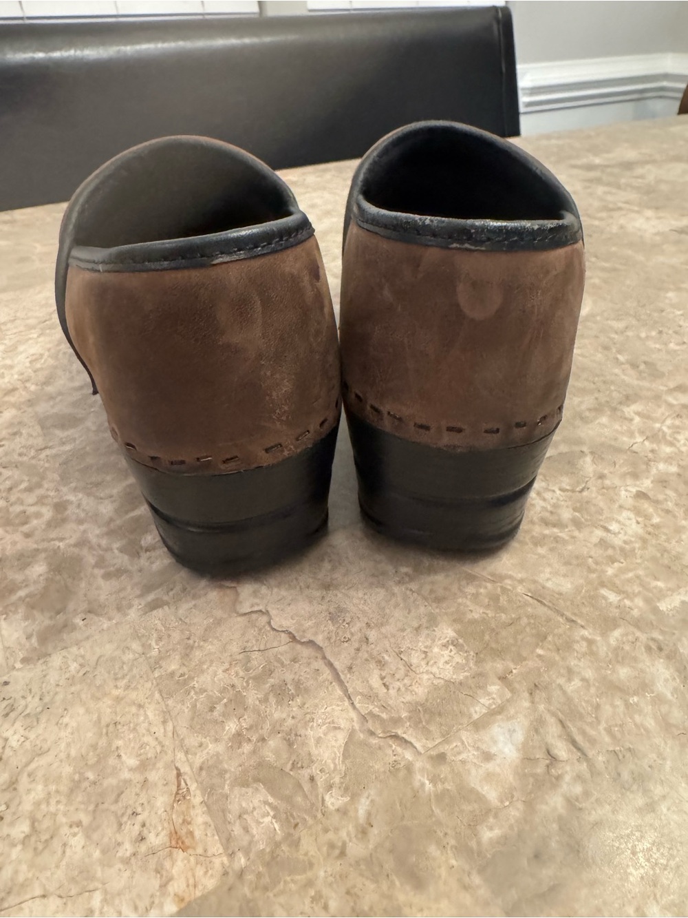 Björndal Ally Brown Leather Clogs Women's Size 9 - Picture 9 of 11